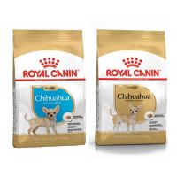 นาทีทอง ส่งฟรี Royal canin Chihuahua Puppy / Adult อาหารลูกสุนัข และ สุนัขโต พันธุ์ชิวาวา 500 กรัม