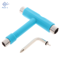 【Paul L】 1PC T-Type สเก็ตบอร์ดเครื่องมือไขควงซ็อกเก็ตสเก็ต T-TOOL KICK Scooter TOOL