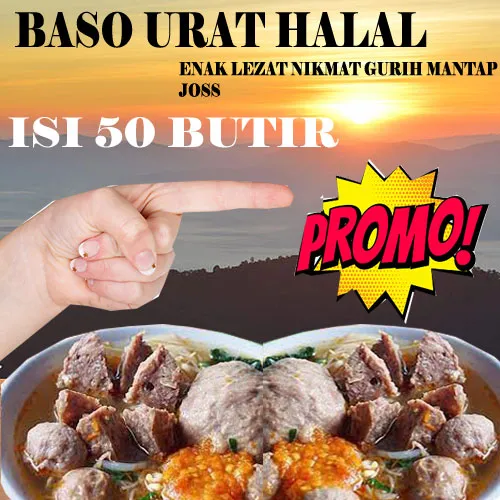 Bakso Urat Premium Daging Sapi Alsi Dengan Kombinasi Daging Ayam Isi 50