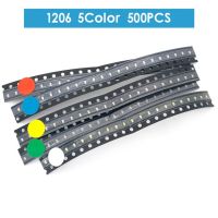 500ชิ้น = 5สี X 100ชิ้น5050 5730 1210 1206 0805 0603ชุดไดโอด Led แบบ Smd 0402สีแดง/สีเขียว/สีฟ้า/สีขาว/สีเหลือง