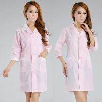 Pure cotton salon overalls fall beautician smock new technician sauna clothes nail beauty