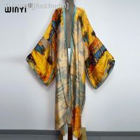 △☈✢ jfmkfmdm WINYI-Mulheres Batwing Manga Túnica Boho Cardigan Coquetel Ponto Doce Senhora Maxi Férias Europa Rosa Novo Europa