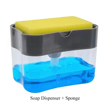 DIY Liquid Soap Dispenser, Basics Refillable Soap Dispenser with ABS Pump Dishwashing  Liquid Dispenser Kitchen Dish Soap Dispenser Kitchen