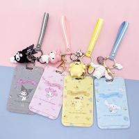 【hot sale】 ┅✁ B11 Brand new cartoon Kuromi ID card holder student bus card holder credit card holder detachable