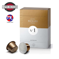 Cafés Richard Ventura N°1 Espresso กาแฟแคปซูล รสเอสเปรสโซ่ นำเข้าจากประเทศฝรั่งเศส 24x6.5g