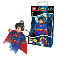 LEGO พวงกุญแจเลโก้ พวงกุญแจไฟฉาย มินิฟิกเกอร์ เลโก้ ซุปเปอร์แมน DC Superman Keychain Light ลิขสิทธิ์แท้