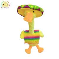 SS【ready stock】Electric Dancing Soft  Plush  Duck Colored 4 Styles Dress Up 120 Songs Sing Dance Voice Repeat Interactive Children Accompany Toys