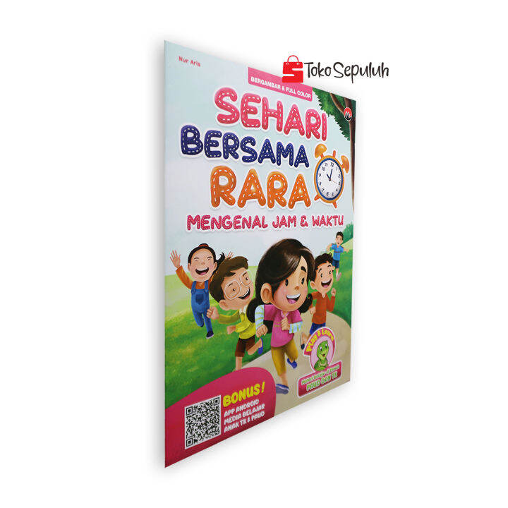 Buku Belajar Anak Paud TK Sehari Bersama Rara Mengenal Jam Dan Waktu ...