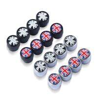 Universal 4PCS Union Jack รถยางล้อ Stem Air Valve Caps สำหรับ Mini Cooper JCW Countryman Clubman รถจัดแต่งทรงผม