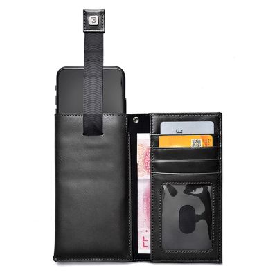 （Layor wallet） กระเป๋าโทรศัพท์ผู้ชายสำหรับโทรศัพท์มือถือต่ำกว่า6.4นิ้วกระเป๋าสตางค์กระเป๋าเก็บโทรศัพท์ผู้ชาย ID ผู้ถือบัตรเครดิตกระเป๋าสตางค์กรณีโทรศัพท์มือถือ