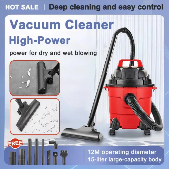 【factory outlet】 15L 1000W Household Carpet Vacuum Cleaner 3 in 1 Wet