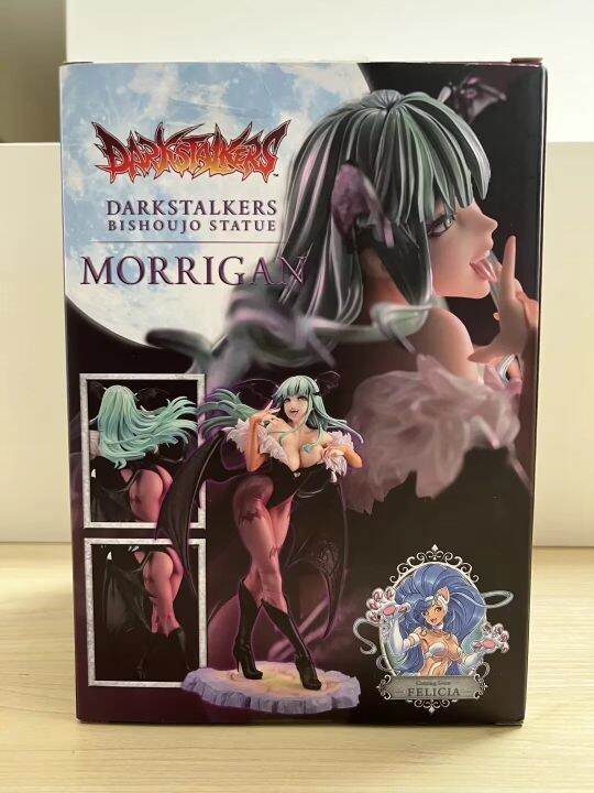 zzooi-23cm-vampireed-hunter-morrigan-aensland-felicia-anime-action-figure-darkstalkers-bishoujo-collection-figurine-halloween-toy-gift