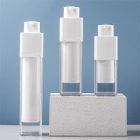 15ml 30ml 50ml Airless Pump Rotate Cosmetic Container Frosted Double-layer Empty Square Vacuum Lotion Refillable Bottles