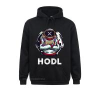 Xrp Hodl To The Moon Funny Xrp Astronaut Long Sleeve Hoodies Summer/Autumn Women Sweatshirts Classic Hoods Fashionable Size Xxs-4Xl