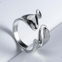 STRAIT บุคลิกภาพ เรียบง่าย ผู้หญิง เรขาคณิต เกาหลี เปิดแหวน เครื่องประดับแฟชั่น ทองแดง แหวนนิ้ว