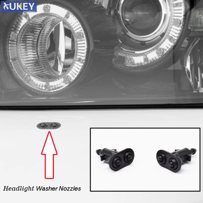Xukey 2ชิ้นเซ็ตด้านหน้าไฟหน้าเครื่องซักผ้าชุดหัวฉีดสำหรับ Land Rover Range Rover Sport L320 2013 2012 2011 2010 (ซ้ายขวาชุด)