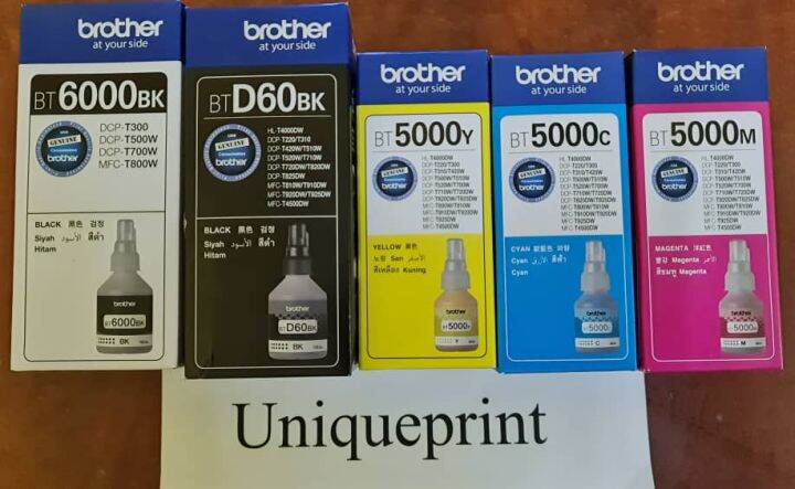 Brother Ink BT5000 (Genuine) 5000 BT5000Y BT5000C BT5000M BTD60BK ...