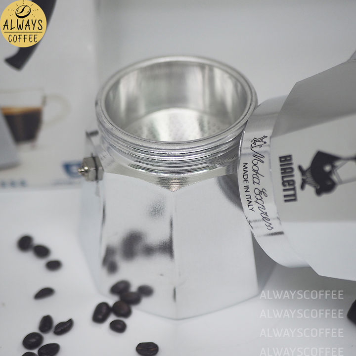 bialetti-moka-pot-express-3-cup-6-cupหม้อต้มกาแฟ-มอค่าพอท-3-cup-กาแฟ-อุปกรณ์ชงกาแฟ-ของแท้-อิตาลี-italy-ของแท้