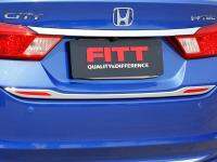 ลดล้างสต็อค คิ้วโครเมี่ยมกระโปรงหลัง Honda City 2014-2017  ยี่ห้อ FITT  แท้ส่งฟรี