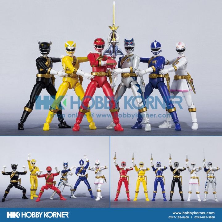 P-BANDAI Super Shodo Hyakuju Sentai GaoRanger Set of 6 | Lazada PH