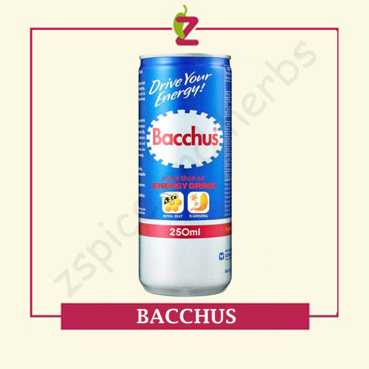 BACCHUS ENERGY DRINK REGULAR Lazada PH