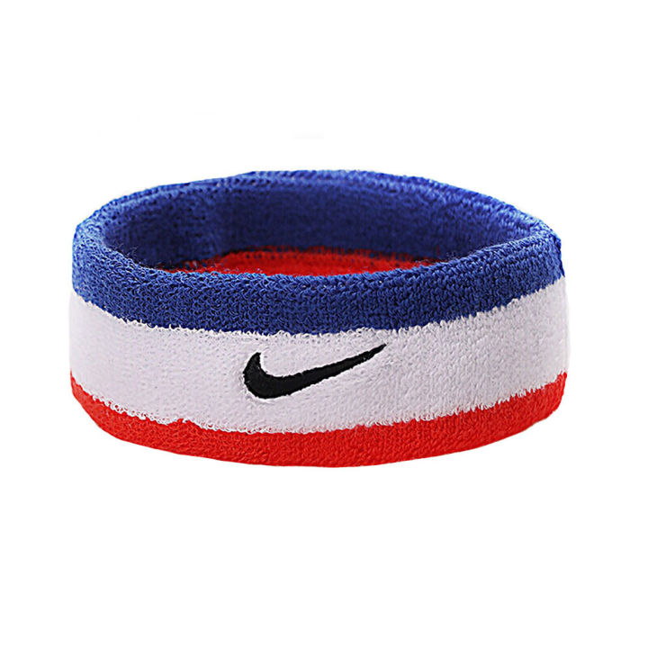 nike-ผ้าคาดศีรษะไนกี้-nike-swoosh-headband-n0001544620os-red-white-blue-สินค้าลิขสิทธิ์แท้