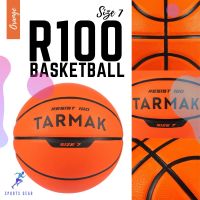 TARMAK ลูกบาสเก็ตบอลทนทานเป็นพิเศษ รุ่น R100 เบอร์ 7 (สีส้ม) ( Kids Adult Size 7 Basketball R100 - Orange ) ลูกบาส ลูกบาสเก็ตบอล บาสเกตบอล Basketball