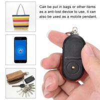 Wireless Anti Lost Alarm Key Finder Locator Whistle Sound ไฟ LED พร้อมแบตเตอรี่