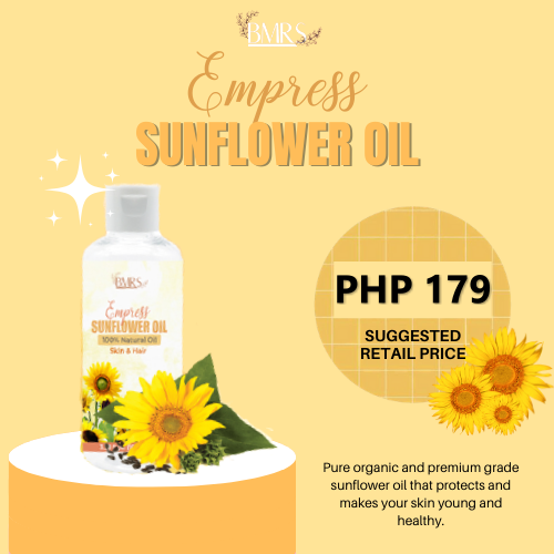 Empress Sunflower Oil 100 Natural Pure Organic 100ml Moisturizer Anti