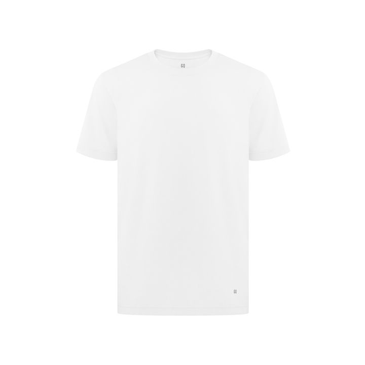 dsl001-เสื้อยืดผู้ชาย-t-shirt-เสื้อยืดคอกลมผ้าสะท้อนน้ำ-สีขาว-เสื้อผู้ชายเท่ๆ-เสื้อผู้ชายวัยรุ่น