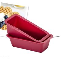 Silicone Baking Molds NonStick Rectangle Cake Pans Mini Loaf Pan Easy Release Bread Toast Mould Kitchen Accessories Pastry Tool Bread Cake  Cookie Acc