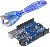 Arduino UNO R3 CH340G SMD เมนบอร์ดเข้ากันได้กับ USB หัวต่อชาย ATMEGA328P 5V ไมโครคอนโทรลเลอร์บอร์ดไมโครคอนโทรลเลอร์ Rev3 CH340