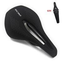 【LZ】⊙℡  EC90 Bicycle Saddles PU Seat Ultraleve Respirável Confortável Corrida Road Bike Peças Componentes