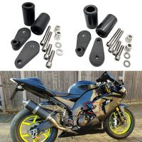 New Fit for Kawasaki Ninja ZX10R 2004 2005 Motorcycle Black And Carbon Look No Cut Frame Sliders Crash Falling Protection ZX10R