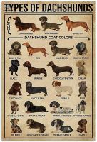 Metal Sign Pet Garage Dachshund Gamer Retro Wall Decor German Dachshund Decorative Plaques