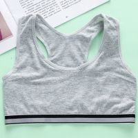 Comfortable Girls Bra Developmental Girls Sports Vest School Student Cotton Anti-bump Bra 8-12-14-16 Y