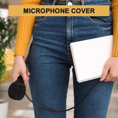 100 Pcs Disposable Microphone Covers, Windscreen Mic Covers, Handheld Microphone Protective Cap for Karaoke