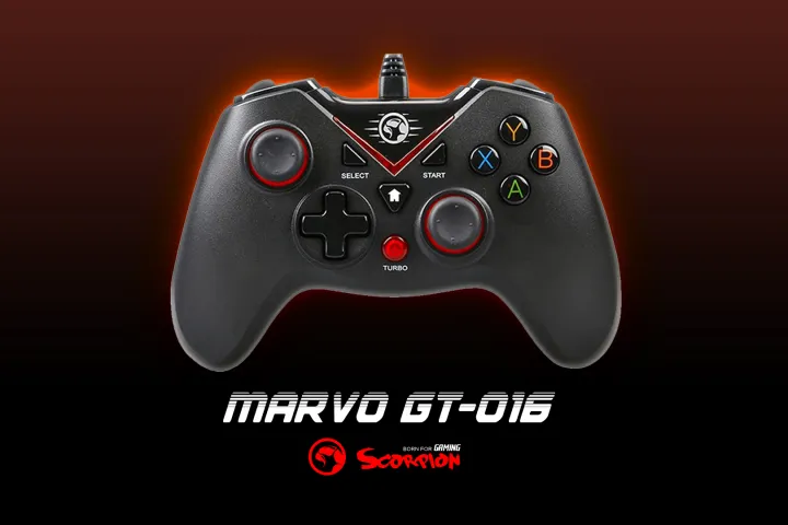 Marvo GT-016 จอย Scorpion USB Vibration Gamepad for PC & PS3 !!ฟรีสาย ...