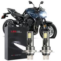 ชุดหลอดไฟหน้า LED 12-32V 6000K สําหรับ Kawasaki ZR900 Z900 2017 2018 2019 Z800 2015 2016 1 คู่