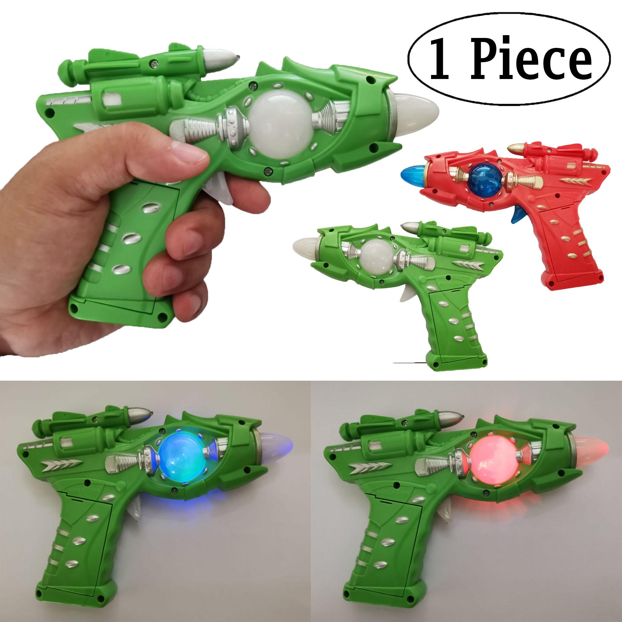 N... Red Or Blue Laser Space Gun Blaster Toy Up Toy Gun JEWELS FASHION Light 