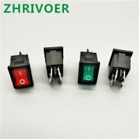 1pcs KCd1 4Pin LED Light Boat Car Rocker Switch 6A / 10A 250V / 125V AC Red Yellow Green Blue 220 V Self Locking Electrical Circuitry  Parts