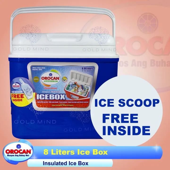 Orocan Icebox 8 Liters Insulated Ice Box Yellow Elephant Everyday Low