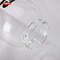 AIWILL Glass water bottle 2000ml 1500ml1000ml600ml outdoor Transparent portable large-capacity glass bottles gift with bag