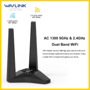 Bộ Chuyển Đổi Không Dây WAVLINK AC1300 USB 3.0, Băng Tần Kép 2.4G 5G