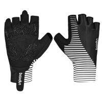 BOODUN Men Womens Cycling Gloves Half Finger Summer Shockproof Road Bicycle MTB Gloves with Breathable Palm Part