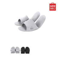 COD MINISO รองเท้า รองเท้าผู้ชาย รองเท้าแตะแบบพับได้ Mens Foldable Slippers