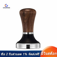 [COD][จัดส่งฟรี]Coffee Tamper Powder Hammer Pressing Walnut Handle Coffee Distributor for Coffee and Espresso Hammer Tampers