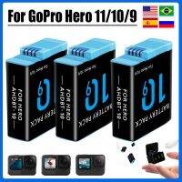 สำหรับ Gopro Hero 11 Battery2000mah แบตเตอรี่ชาร์จซ้ำได้ Gopro Hero 9 Hero10อุปกรณ์เสริมกล้อง Hero11