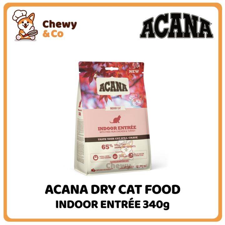 Acana Indoor Entrée Adult Cat Dry Food 340g Lazada PH