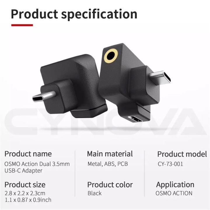 cynova-for-dji-osmo-action-dual-3-5mm-usb-c-adapter-the-microphone-data-transfer-simultaneously-enhances-sound-quality-for-osmo-action